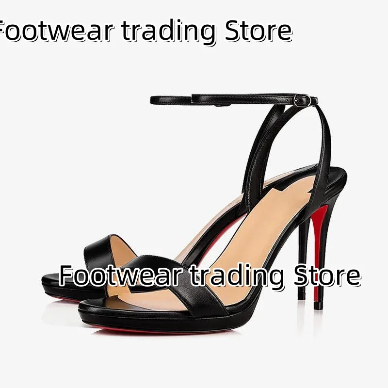 Queen Ankle Strap Sandals Wedding Dress Women Shoes Stiletto Open-Toe Women Shoes Escarpins High Heels Leather Sandalias Mujer
Queen Ankle Strap Sandals Wedding Dress Women Shoes Stiletto Open-Toe Women Shoes Escarpins High Heels Leather Sandalias Mujer