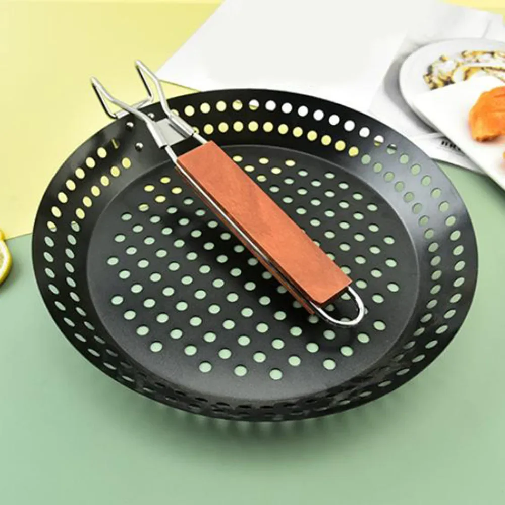 Comfortable Wooden Handle Maker Stainless Steel Pan Folding Grill Pan Comfortable Wooden Handle Compact Storage
Comfortable Wooden Handle Maker Stainless Steel Pan Folding Grill Pan Comfortable Wooden Handle Compact Storage