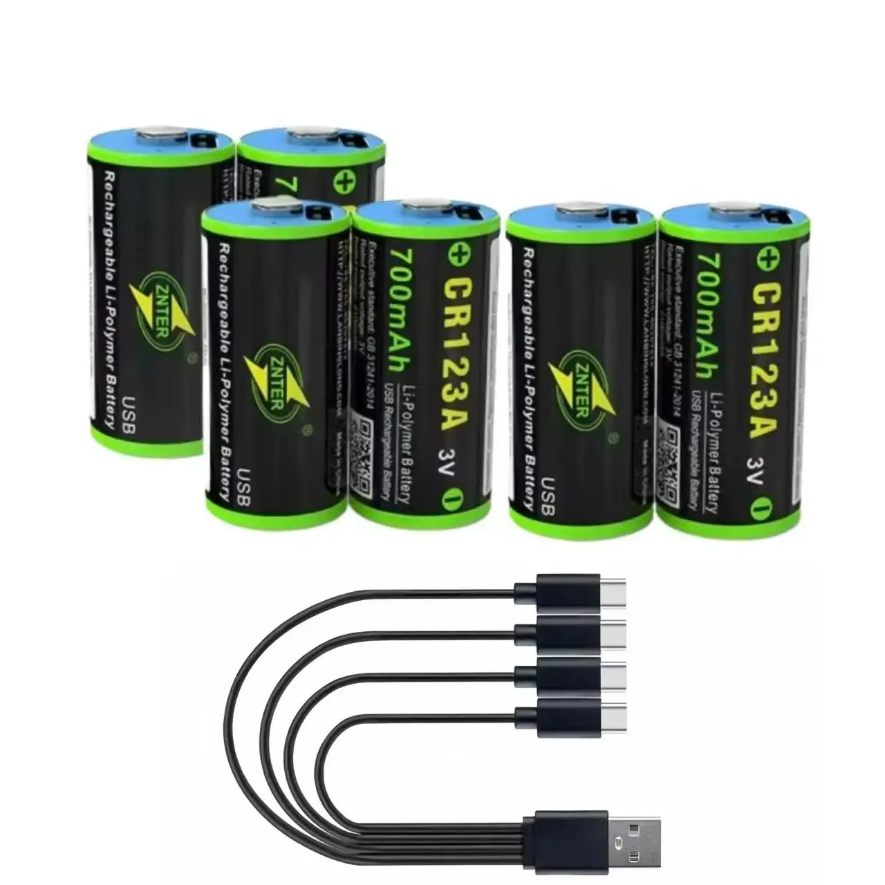 6 шт. ZNTER 700 мАч CR123A литиевая аккумуляторная батарея 3,0 В USB аккумуляторная батарея для вспышки камеры инструмент специальная батарея
6 шт. ZNTER 700 мАч CR123A литиевая аккумуляторная батарея 3,0 В USB аккумуляторная батарея для вспышки камеры инструмент специальная батарея
