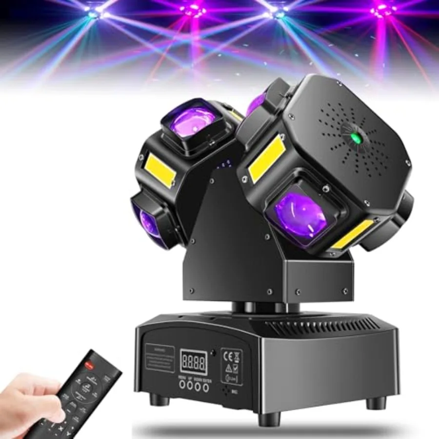 Double Head 4-in-1 RGB Moving Head DJ Light Dual Channel Independent Control RGB Beam Golden Strobe Effects Sound Activated DMX
Double Head 4-in-1 RGB Moving Head DJ Light Dual Channel Independent Control RGB Beam Golden Strobe Effects Sound Activated DMX