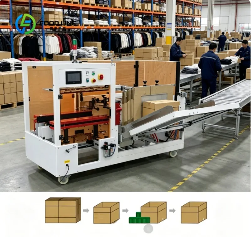 Automatic Case Sealer Machine Industrial Carton Sealing Equipment for Logistics and Manufacturing
Automatic Case Sealer Machine Industrial Carton Sealing Equipment for Logistics and Manufacturing
