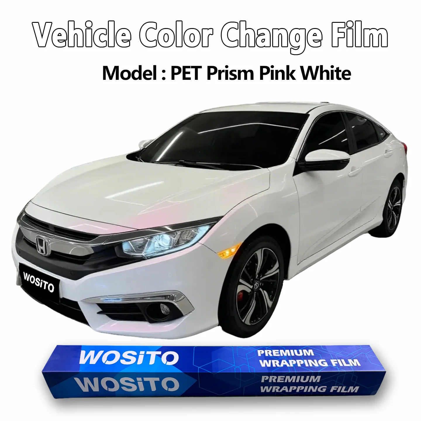 PET Prism Pink White Auto Color Film Factory Outlet UV Resistant Anti-Scratch Full Vehicle Wrap
PET Prism Pink White Auto Color Film Factory Outlet UV Resistant Anti-Scratch Full Vehicle Wrap