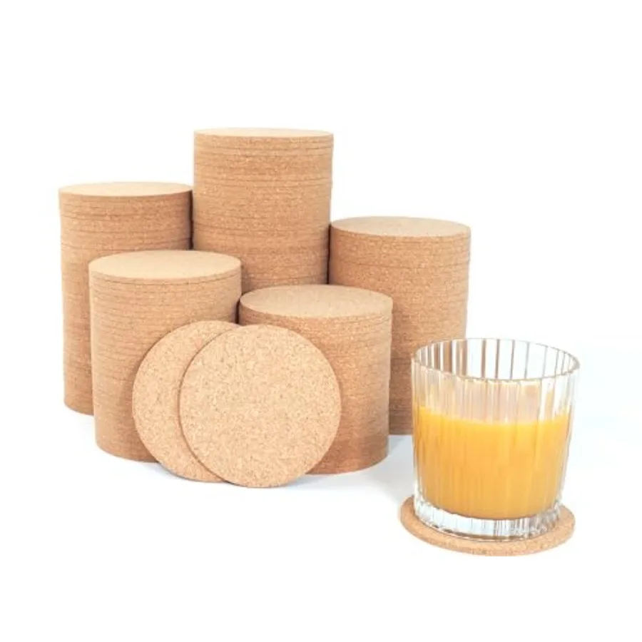Cork Coasters Bulk Pack - 3.5" Blank Round Natural Cork for Laser Engraving and Sublimation - Absorbent Heat Resistant Non-Slip
Cork Coasters Bulk Pack - 3.5" Blank Round Natural Cork for Laser Engraving and Sublimation - Absorbent Heat Resistant Non-Slip