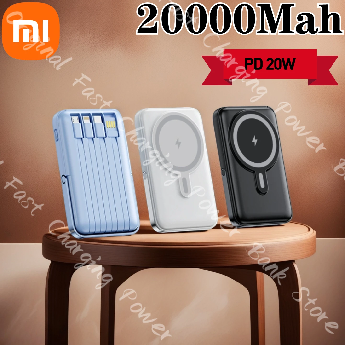 Xiaomi 20000mah PD20W Macsafe Magnetic Power Bank Fast Wireless Charger For Iphone 17 16 15 14 External Auxiliary Battery Pack 
Xiaomi 20000mah PD20W Macsafe Magnetic Power Bank Fast Wireless Charger For Iphone 17 16 15 14 External Auxiliary Battery Pack