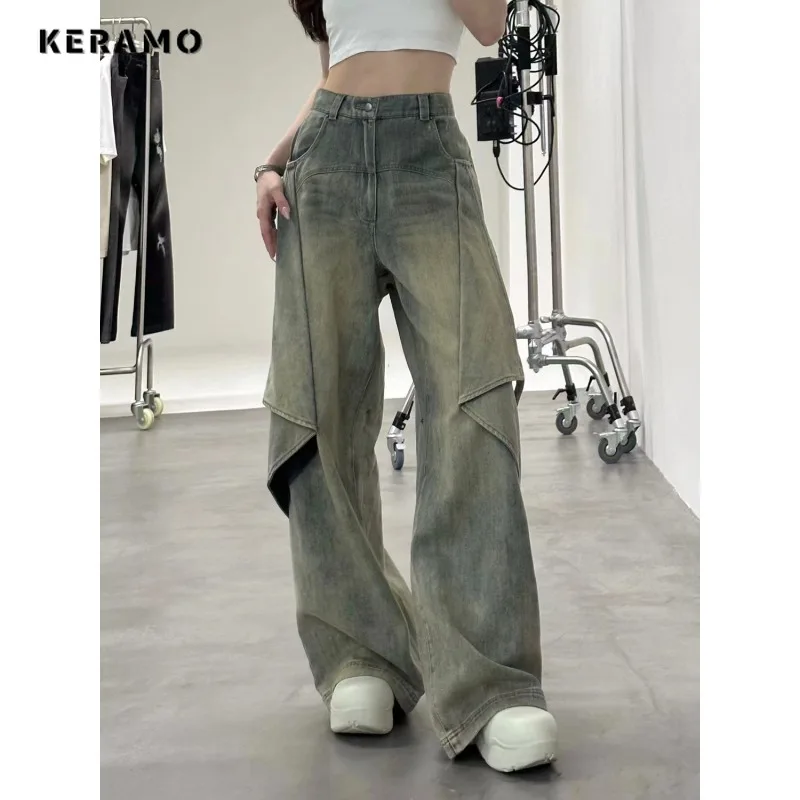 American Retro High Waist Straight Jeans Hip-hop Pants 2023 Autumn Women's Casual Y2K Grunge High Street Style Denim Trouser
American Retro High Waist Straight Jeans Hip-hop Pants 2023 Autumn Women's Casual Y2K Grunge High Street Style Denim Trouser