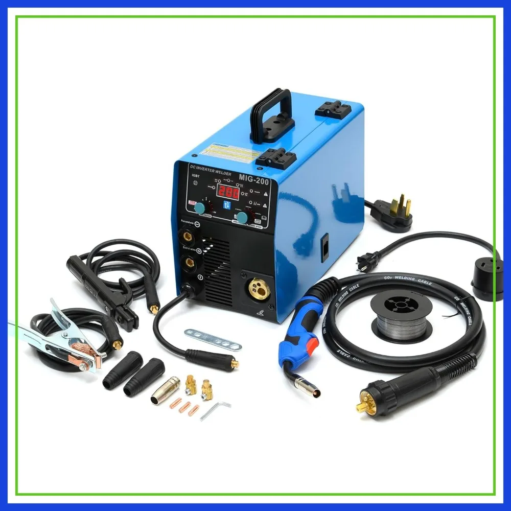 S7 200A 4-in-1 MIG Welder 110V/220V, Gas & Gasless, Synergic Control, Large Display, IGBT Inverter for DIY, Home Repair
S7 200A 4-in-1 MIG Welder 110V/220V, Gas & Gasless, Synergic Control, Large Display, IGBT Inverter for DIY, Home Repair