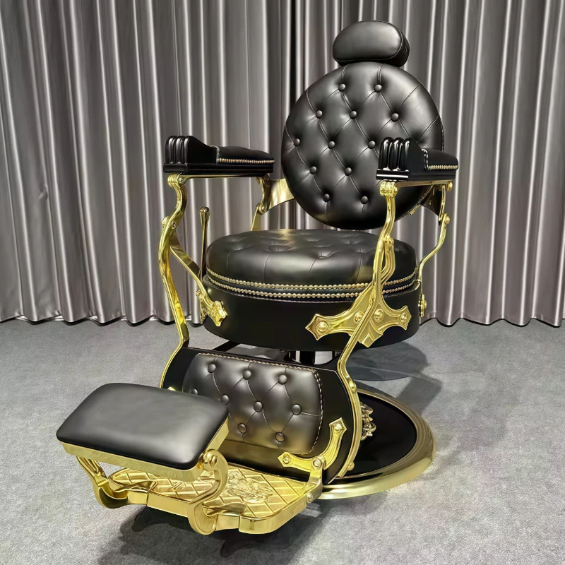 Salon Chairs for Beauty Salon Free Shipping Barber Shop Chair High-end Vintage Poltrona Da Barbiere Commercial Furniture
Salon Chairs for Beauty Salon Free Shipping Barber Shop Chair High-end Vintage Poltrona Da Barbiere Commercial Furniture