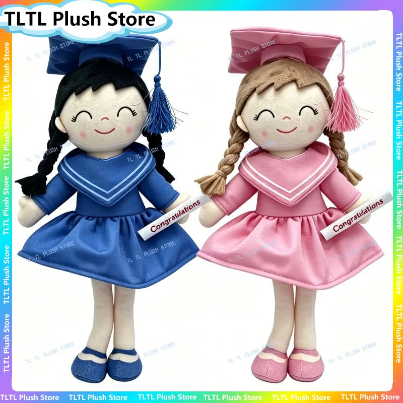 Graduation Plush Toy Doll Soft Stuffed Doll Pink Graduation Cap With Tassel Sailor Collar Dress Holiday Souvenir Gift For Adult
Graduation Plush Toy Doll Soft Stuffed Doll Pink Graduation Cap With Tassel Sailor Collar Dress Holiday Souvenir Gift For Adult