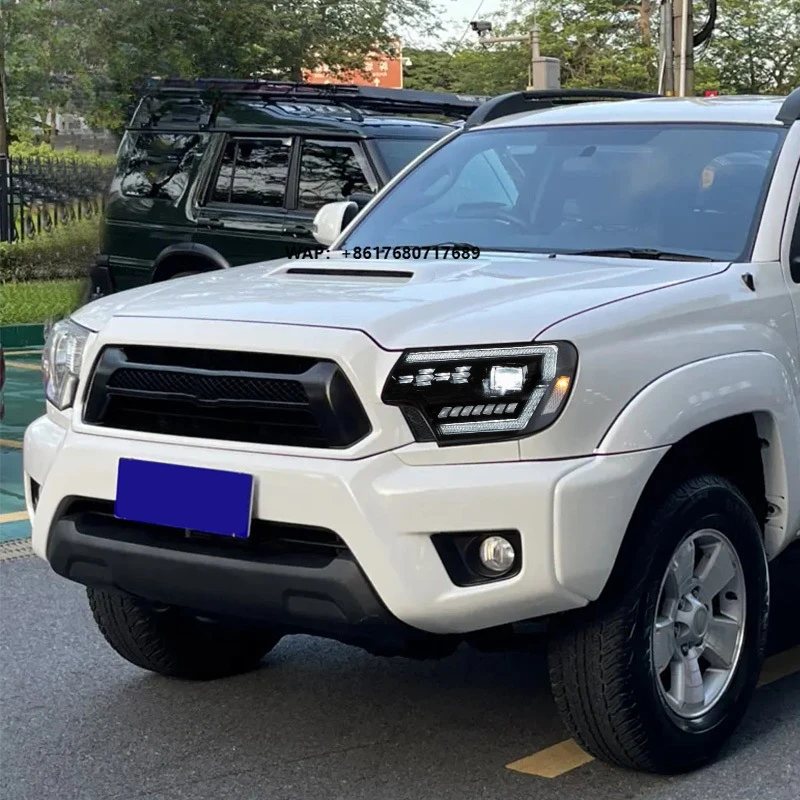 Black Housing Full LED Headlight Assembly Auto Lighting System for Tacoma 2012-2015 Front Head Lamp
Black Housing Full LED Headlight Assembly Auto Lighting System for Tacoma 2012-2015 Front Head Lamp
