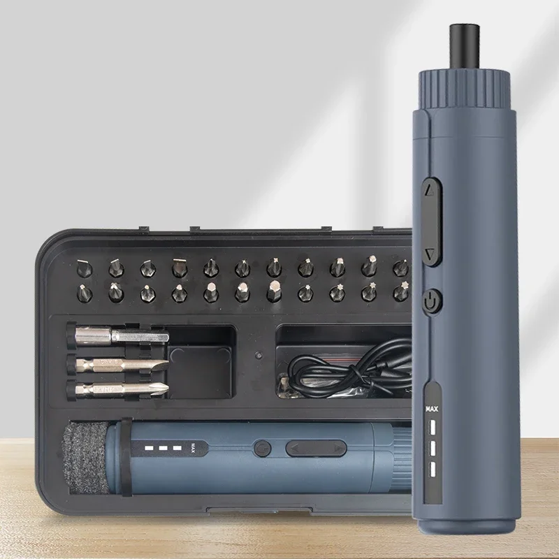 Mini Electric Screwdriver Set USB Rechargeable Adjustment Power Dril Multi-function Disassembly Torque Repair for Tools Kit
Mini Electric Screwdriver Set USB Rechargeable Adjustment Power Dril Multi-function Disassembly Torque Repair for Tools Kit