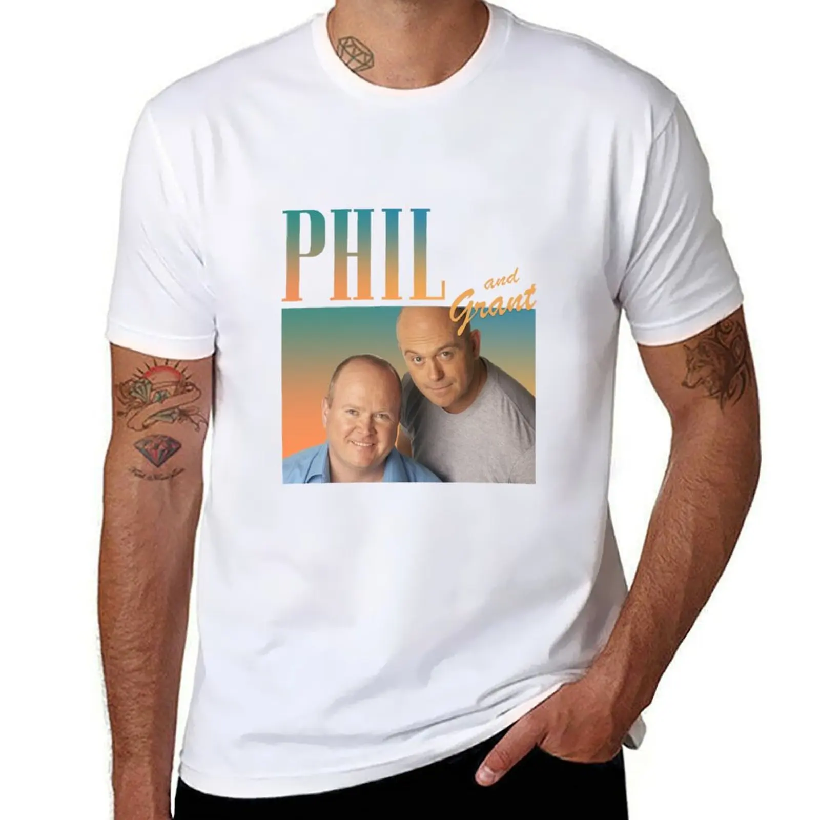 Phil and Grant Mitchell T-Shirt Quick Dry Travel T-Shirt
Phil and Grant Mitchell T-Shirt Quick Dry Travel T-Shirt