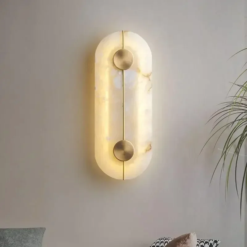 Nordic Modern Creative Marble Wall Lamp Living Room Background Wall Lamp Home Decoration LED Bedroom Bedside Decorative Lamp
Nordic Modern Creative Marble Wall Lamp Living Room Background Wall Lamp Home Decoration LED Bedroom Bedside Decorative Lamp
