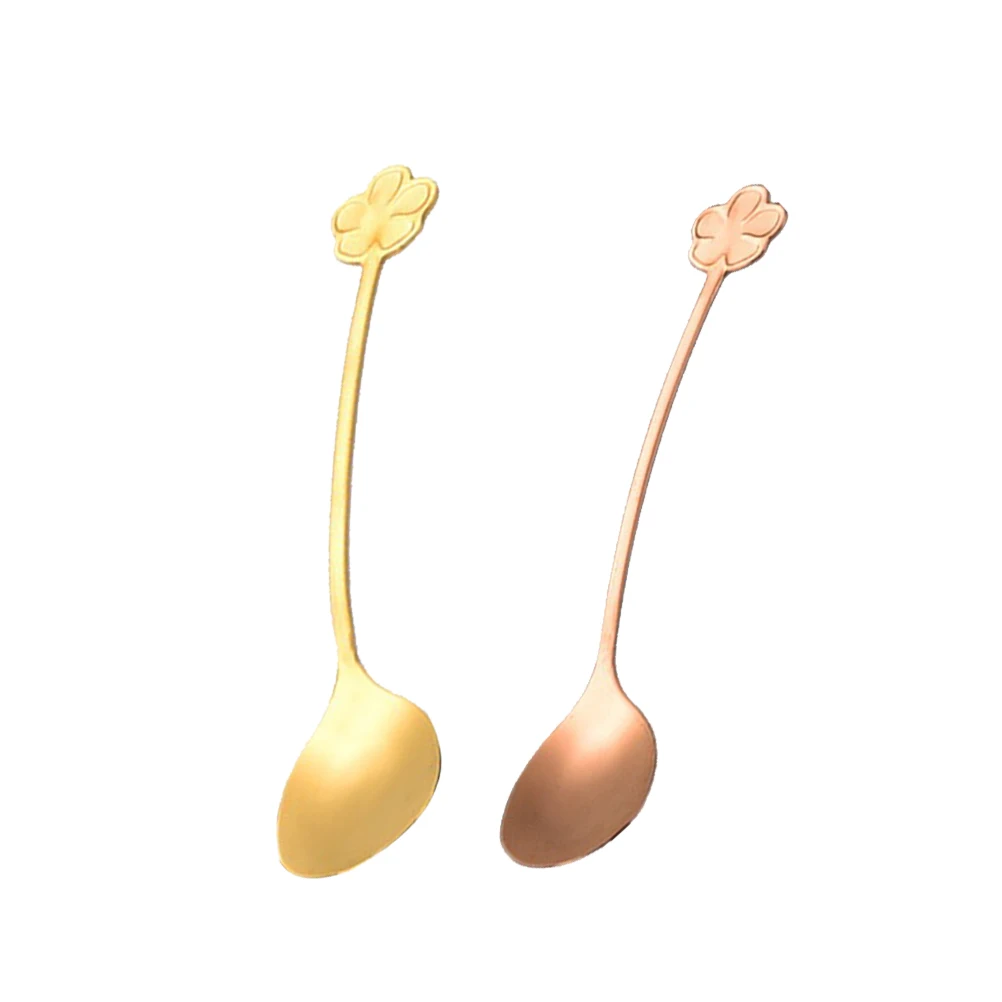 2Pcs Gold-plated Coffee Spoon Stainless Steel Design Scoop Stirring Rod Portable Eco-friendly Anti-rust
2Pcs Gold-plated Coffee Spoon Stainless Steel Design Scoop Stirring Rod Portable Eco-friendly Anti-rust