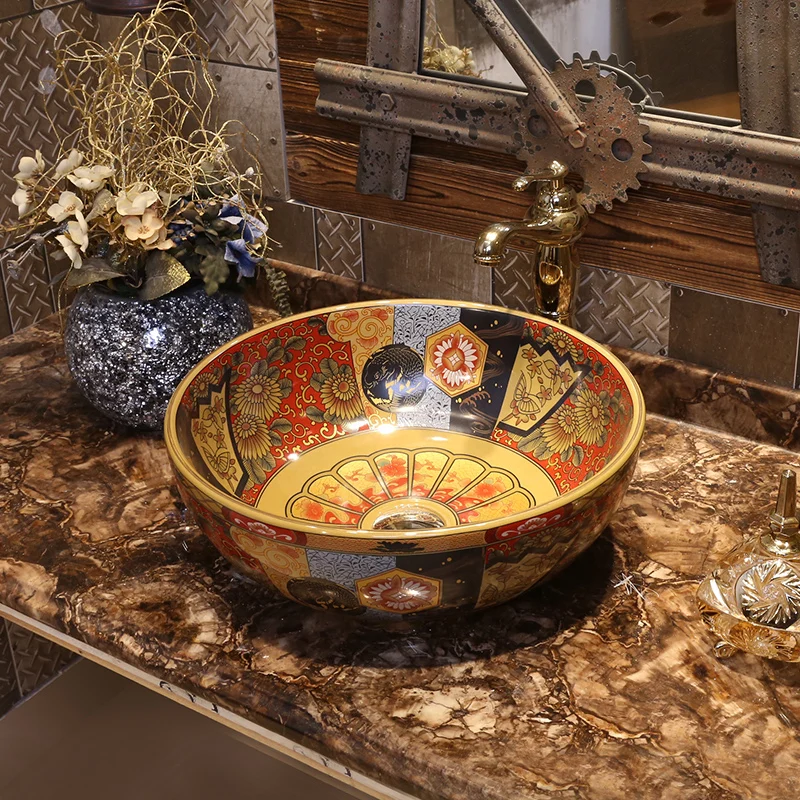 China Artistic Handmade Art wash basin Ceramic Counter Top Wash Basin Bathroom Sinks ceramic wash basin round antique
China Artistic Handmade Art wash basin Ceramic Counter Top Wash Basin Bathroom Sinks ceramic wash basin round antique