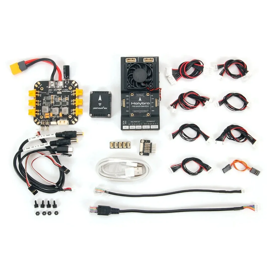 Holybro Pixhawk RPi CM4 Baseboard Pixhawk 6X Flight Controller Module PM03D Pixhawk Connector and Autopilot Bus Standard
Holybro Pixhawk RPi CM4 Baseboard Pixhawk 6X Flight Controller Module PM03D Pixhawk Connector and Autopilot Bus Standard