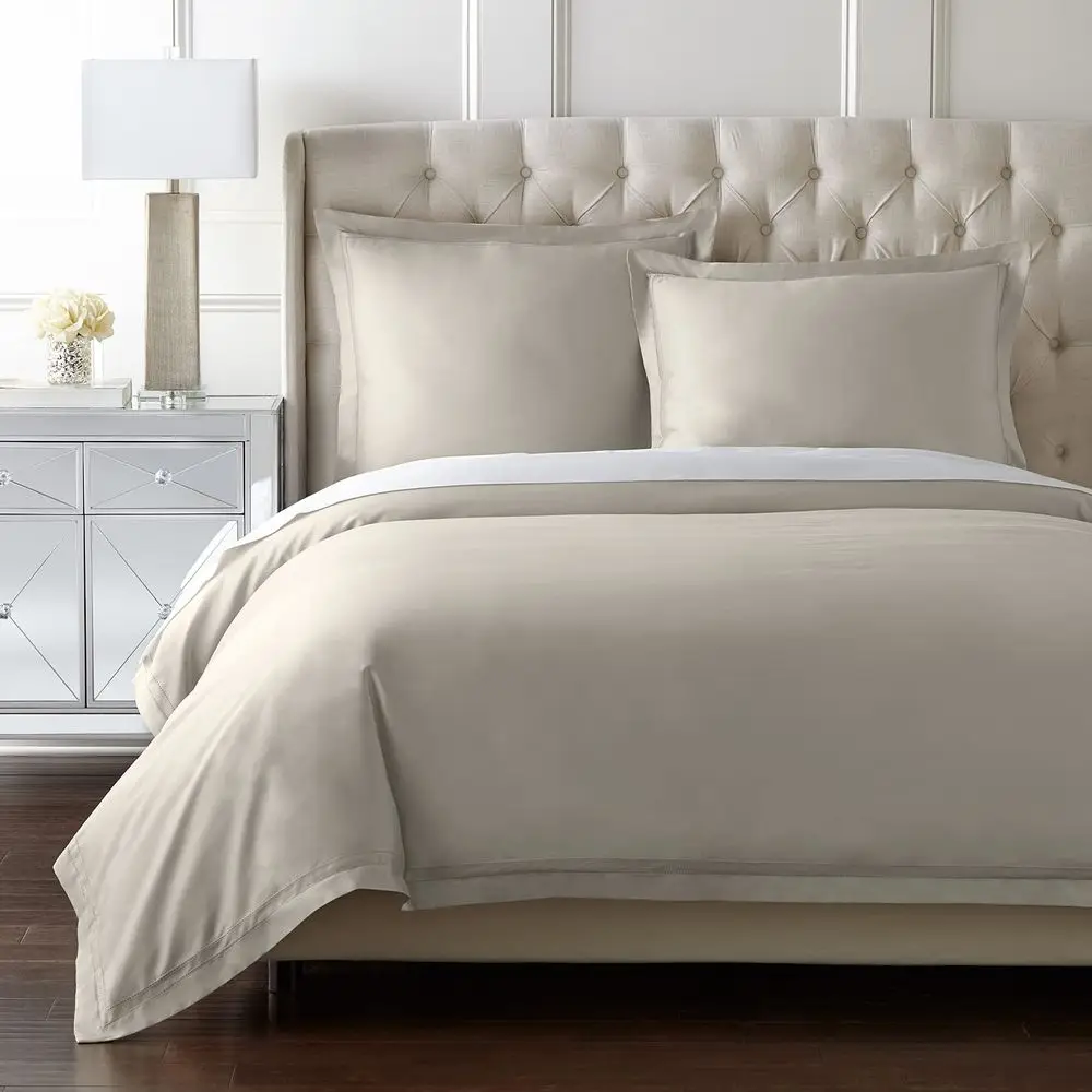 Yalda Duvet Cover Set 100 Certified Egyptian Cotton, DoubleHem Stitch, King, Linen
Yalda Duvet Cover Set 100 Certified Egyptian Cotton, DoubleHem Stitch, King, Linen