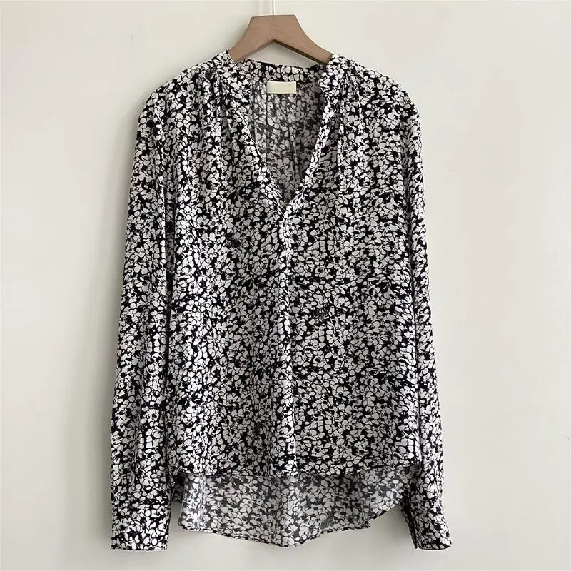 Zadig Spring Summer 2023 Shirt Dress Women Casual V-Neck White Dress Female Loose Small Floral Printed Long Sleeve Shirt Dress
Zadig Spring Summer 2023 Shirt Dress Women Casual V-Neck White Dress Female Loose Small Floral Printed Long Sleeve Shirt Dress