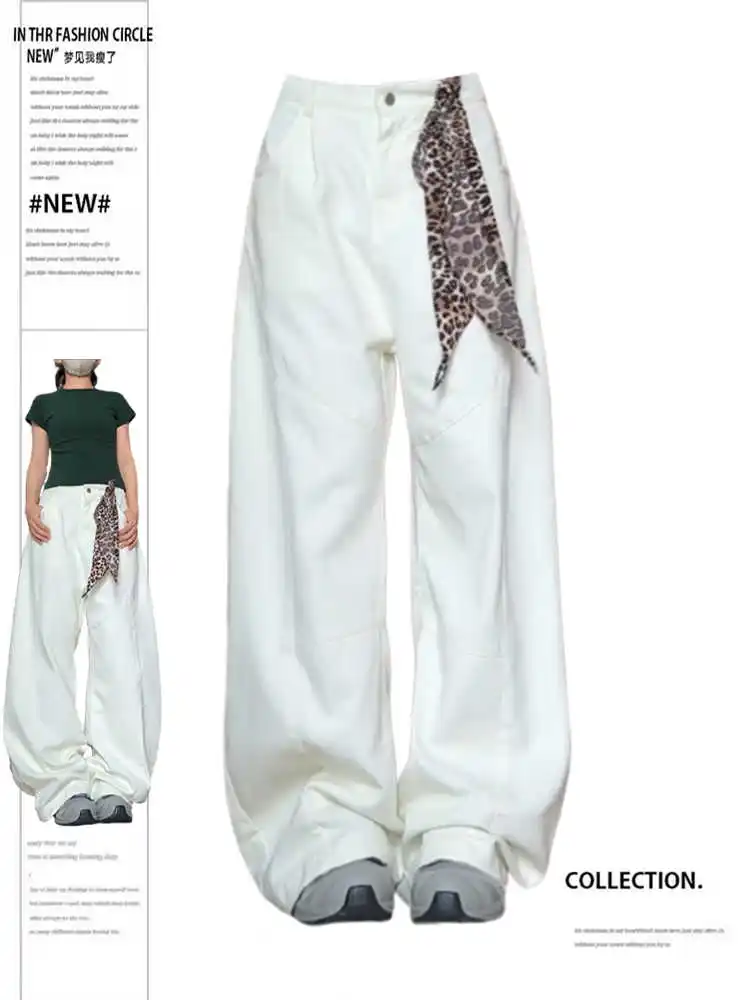 Women White Oversizes Jeans Vintage 90s Y2k High Waist Baggy Jean Long Pants Streetwear Wide Leg Denim Trousers Clothes 2025 New
Women White Oversizes Jeans Vintage 90s Y2k High Waist Baggy Jean Long Pants Streetwear Wide Leg Denim Trousers Clothes 2025 New