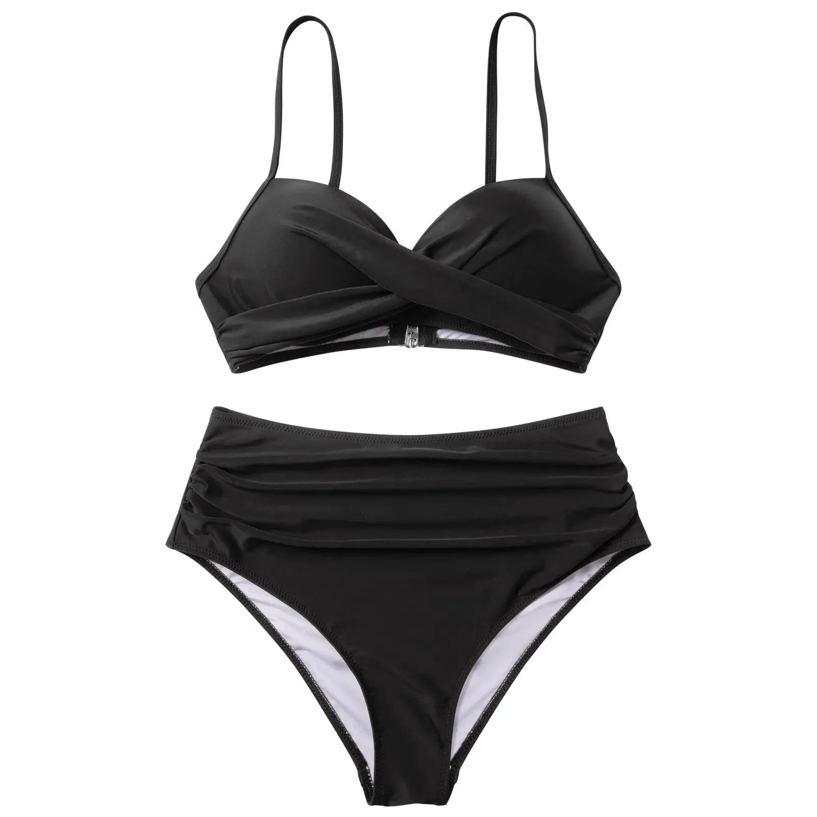 High Waist Bikini 2024 Woman Swimsuit Women Swimwear Bathing Suit Padded Push Up Ruched Swimsuit Women Bikini Set
High Waist Bikini 2024 Woman Swimsuit Women Swimwear Bathing Suit Padded Push Up Ruched Swimsuit Women Bikini Set