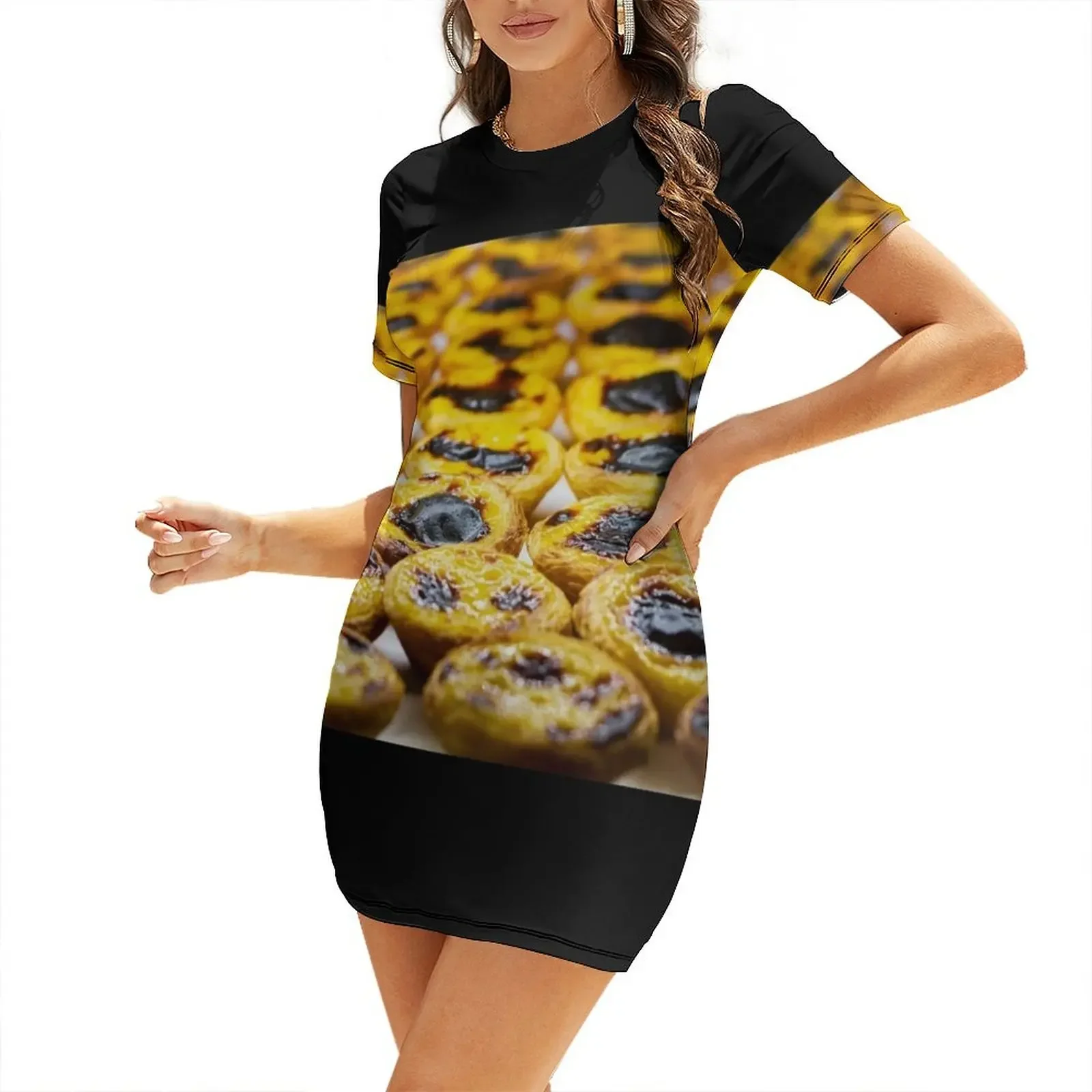 Pastel de nata of Belem Short-Sleeved Dress elegant women's dresses for wedding women's summer clothing 2026
Pastel de nata of Belem Short-Sleeved Dress elegant women's dresses for wedding women's summer clothing 2026