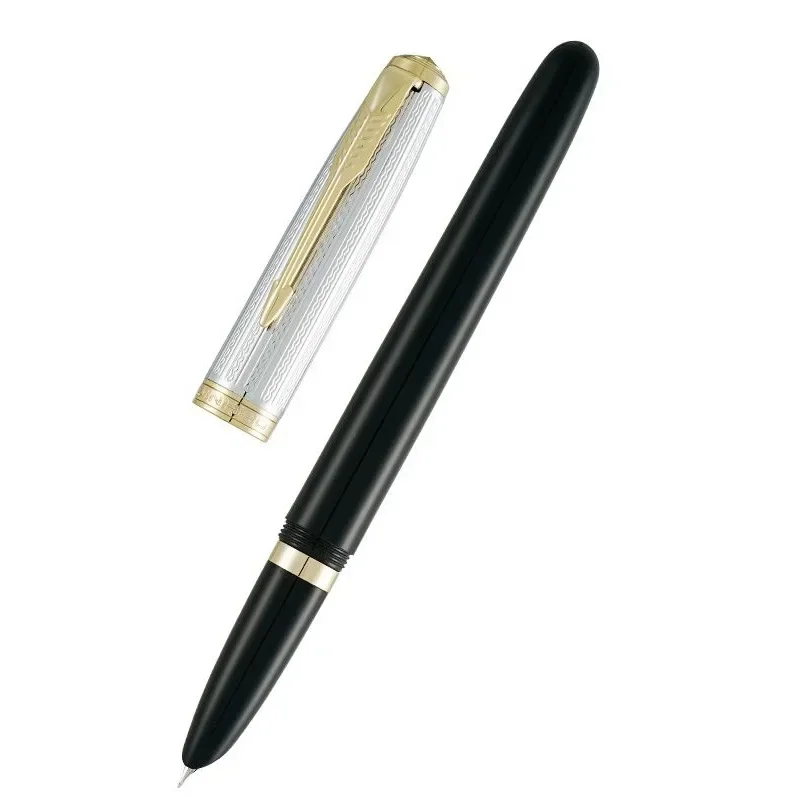 Jinhao Classic Resin Fountain Pen Hooded Nib F 0.5MM Nib,beautiful Black Silver Colors Pens for Writing Business Stationery Gift
Jinhao Classic Resin Fountain Pen Hooded Nib F 0.5MM Nib,beautiful Black Silver Colors Pens for Writing Business Stationery Gift