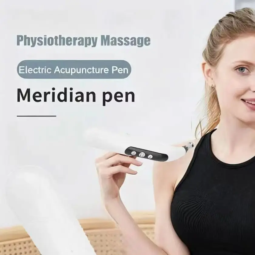 Electronic Acupuncture Pen Point Massager Electric Meridian Laser Therapy Heal Massage Pen Face Energy Pen Back Pain Relief Tool
Electronic Acupuncture Pen Point Massager Electric Meridian Laser Therapy Heal Massage Pen Face Energy Pen Back Pain Relief Tool