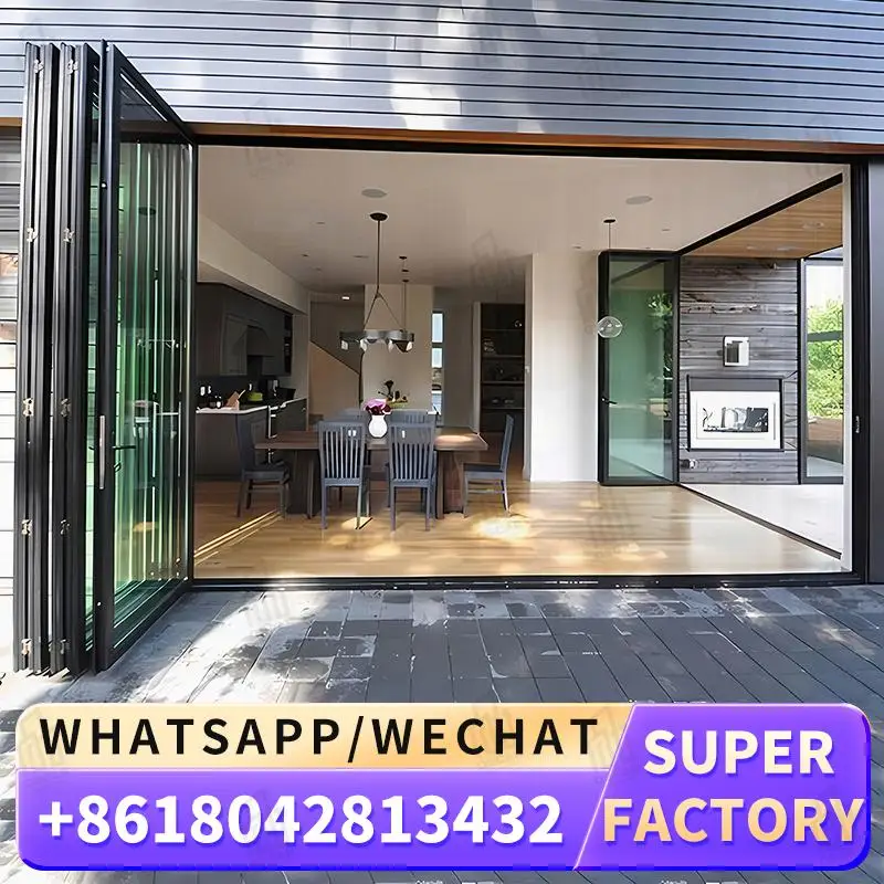 Customizable Factory Made Multi functional Folding Windows Door for European Commercial Spaces Windows Foldable door 
Customizable Factory Made Multi functional Folding Windows Door for European Commercial Spaces Windows Foldable door