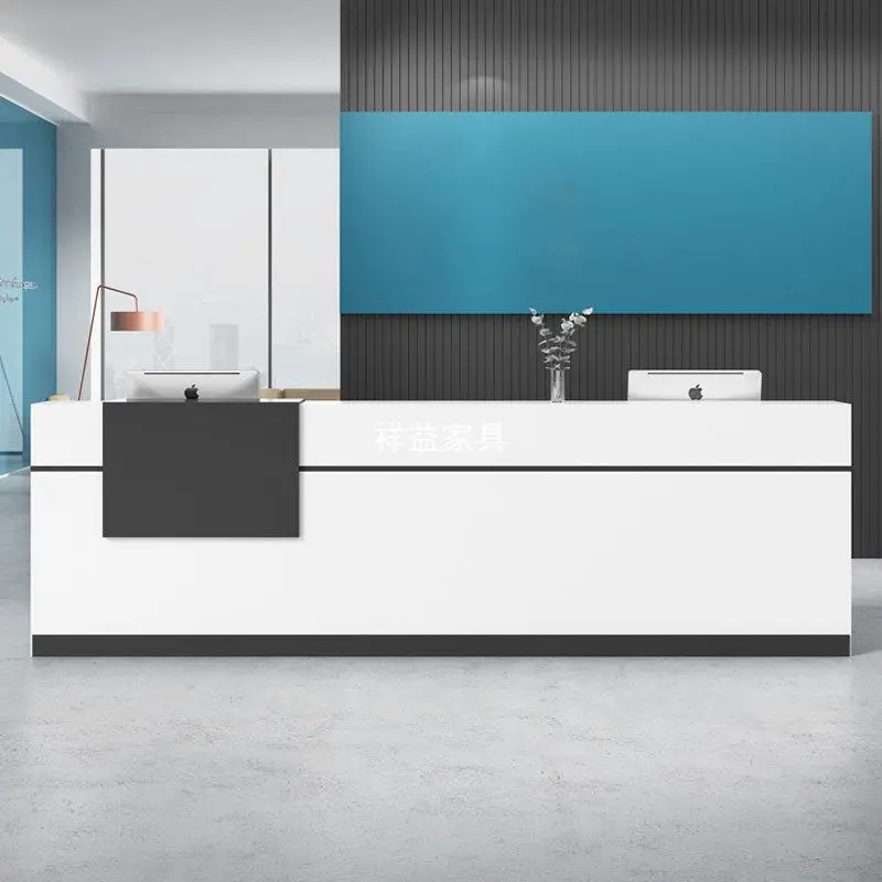 Reception desk is simple and fashionable. Cashier counter, bar counter, grand service counter, panel style
Reception desk is simple and fashionable. Cashier counter, bar counter, grand service counter, panel style