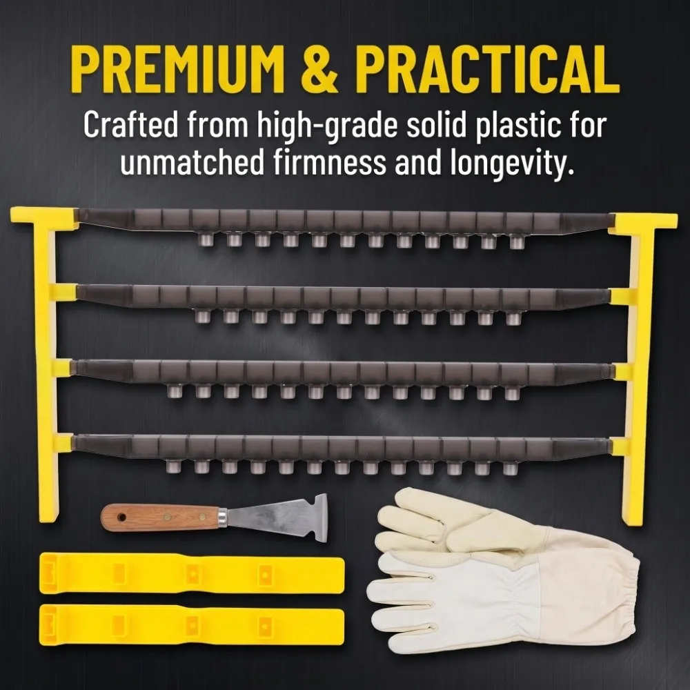 Multi-functional Queen Bee Base Frame Premium Durable Queen Bee Frame Convenient Frame Bar Set Queen Rearing
Multi-functional Queen Bee Base Frame Premium Durable Queen Bee Frame Convenient Frame Bar Set Queen Rearing