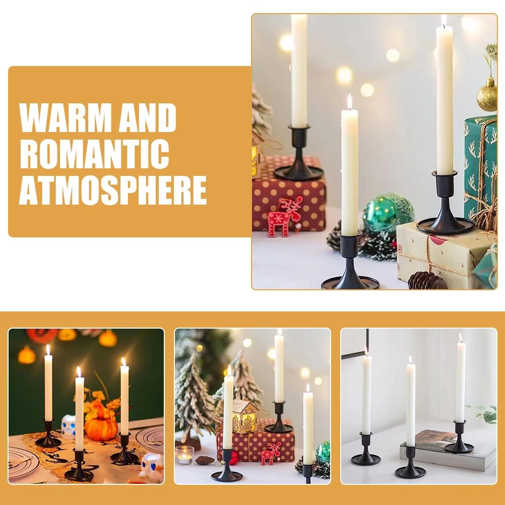 2pcs European Style Vintage Single-Head Holder Tabletop Decor Iron Art Candlestick Metal Stand For Wedding Party Home
2pcs European Style Vintage Single-Head Holder Tabletop Decor Iron Art Candlestick Metal Stand For Wedding Party Home