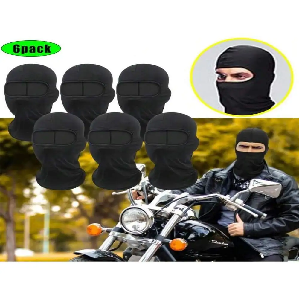 6 Pack Black Breathable Helmet Inner Cap Ski Mask Cover Balaclava Full Face Mask Outdoor Cycling And Motorcycle Riding
6 Pack Black Breathable Helmet Inner Cap Ski Mask Cover Balaclava Full Face Mask Outdoor Cycling And Motorcycle Riding