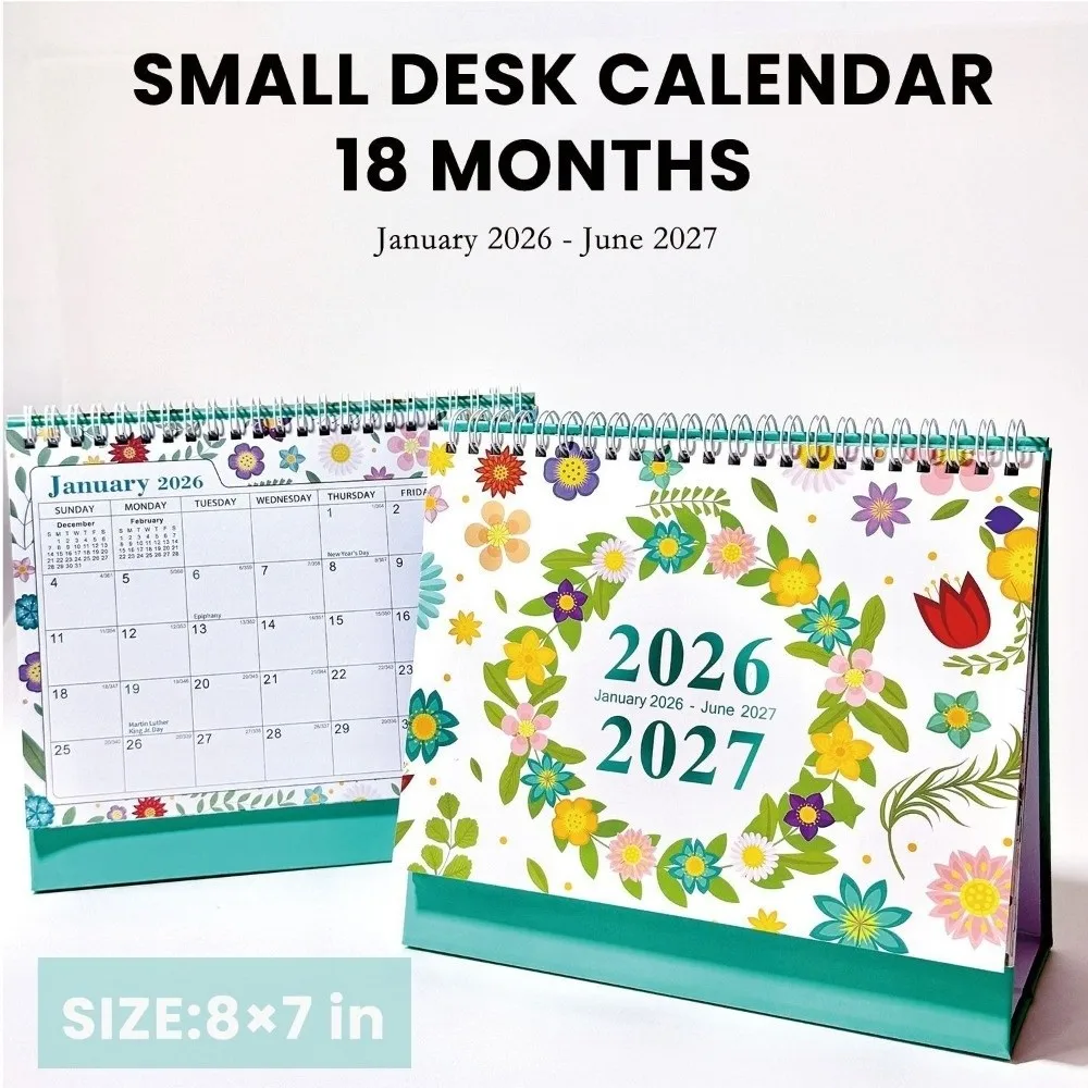 New Cactus Desk Calendar January 2026-June 2027 Standing Flip 2026 Desktop Planner Office Supplies Small Monthly Agenda Calendar
New Cactus Desk Calendar January 2026-June 2027 Standing Flip 2026 Desktop Planner Office Supplies Small Monthly Agenda Calendar