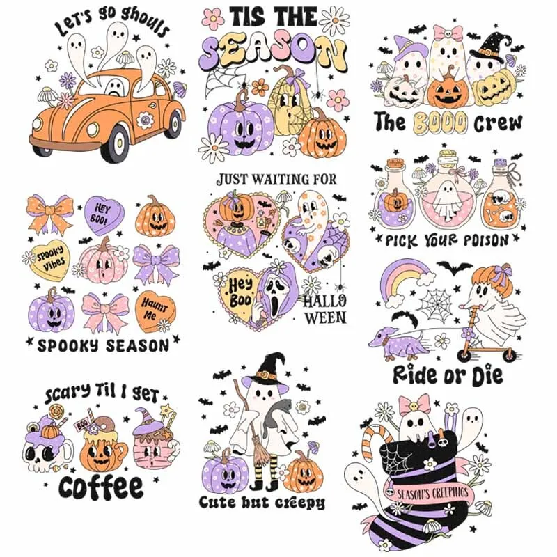 Hot 10+ Boo Halloween Iron on Stickers Spooky DTF Heat Transfer Ghost DTF Print Ready To Press For Clothing
Hot 10+ Boo Halloween Iron on Stickers Spooky DTF Heat Transfer Ghost DTF Print Ready To Press For Clothing