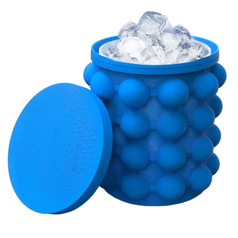 (2-In-1) Ice Cube Mold Ice Tray Large Silicone Ice Bucket Ice Cube Maker Circular Portable Suitable For Summer Party Drinks
(2-In-1) Ice Cube Mold Ice Tray Large Silicone Ice Bucket Ice Cube Maker Circular Portable Suitable For Summer Party Drinks