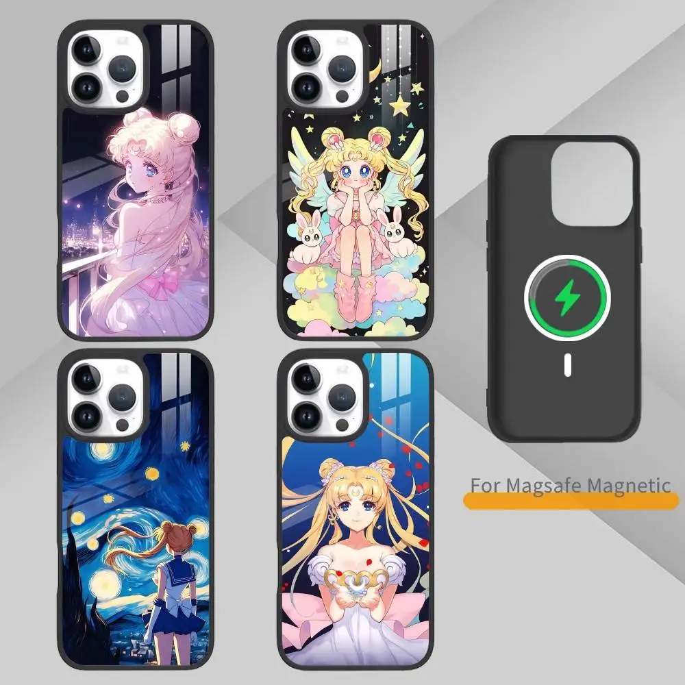 Cartoon G-Sailor M-Moons Phone Case For iPhone 17,16,15,14,13,Pro,Max,Plus,Magnetic For Magsafe Wireless Charging
Cartoon G-Sailor M-Moons Phone Case For iPhone 17,16,15,14,13,Pro,Max,Plus,Magnetic For Magsafe Wireless Charging