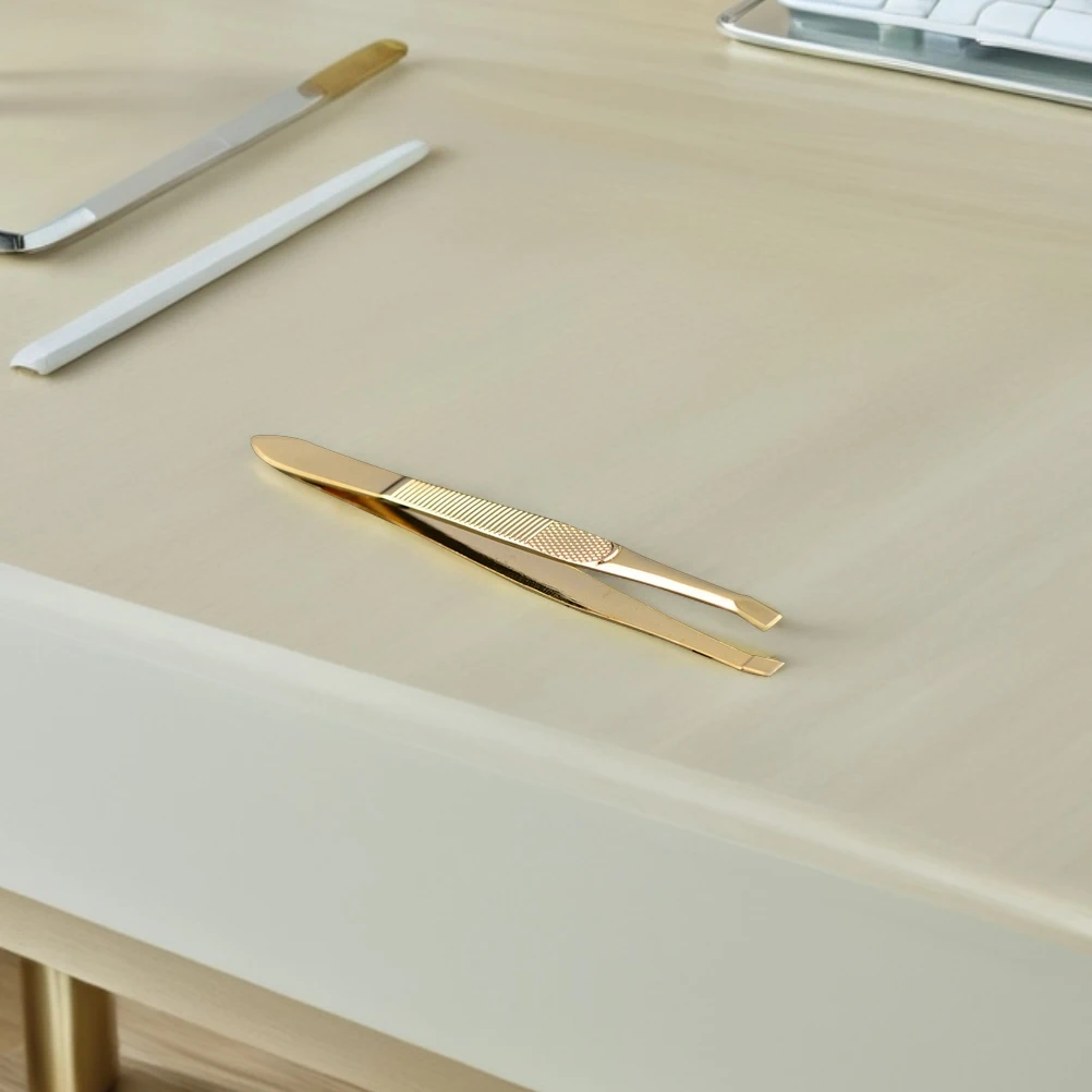 2Pcs Eyebrow Tweezers Gold Plated Stainless Steel Precision Grooming Tools for Women Girls Eyelash Extensions Multipurpose
2Pcs Eyebrow Tweezers Gold Plated Stainless Steel Precision Grooming Tools for Women Girls Eyelash Extensions Multipurpose