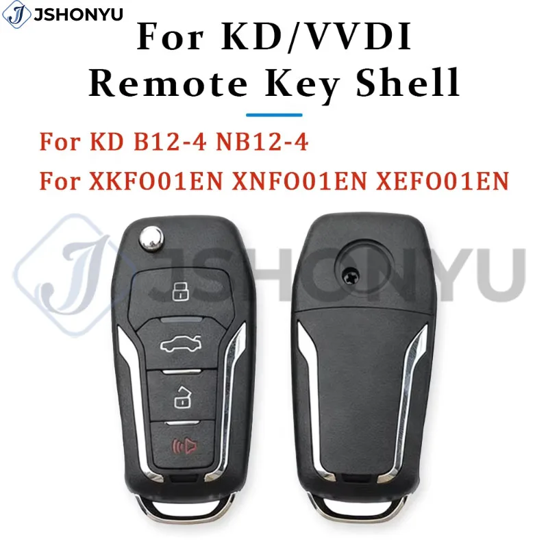 JsHonYu 4 Button Flip Remote Key Shell Cover for Xhorse VVDI XKFO01EN KeyDiy KD B12-4 NB12-4
JsHonYu 4 Button Flip Remote Key Shell Cover for Xhorse VVDI XKFO01EN KeyDiy KD B12-4 NB12-4