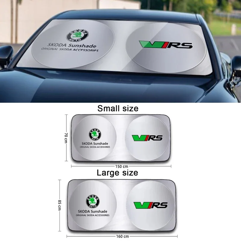 Автомобильные солнцезащитные козырьки на лобовое стекло для Skoda Octavia 2 A7 Tour RS Fabia 3 Rapid Kodiaq Superb Kamiq Yeti Karoq, аксессуары для защиты от солнца 
Автомобильные солнцезащитные козырьки на лобовое стекло для Skoda Octavia 2 A7 Tour RS Fabia 3 Rapid Kodiaq Superb Kamiq Yeti Karoq, аксессуары для защиты от солнца