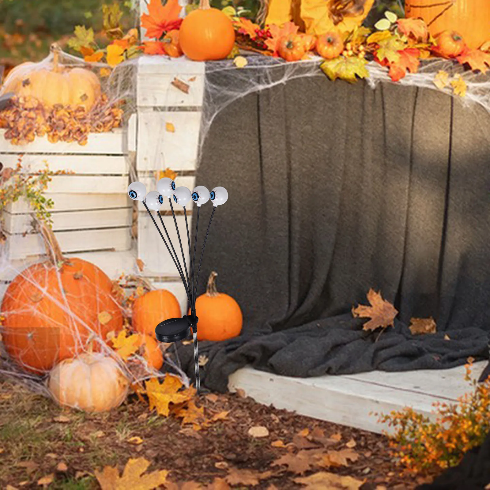 Halloween Solar Eyeball Ground Stake Lights Outdoor Waterproof Swaying Pathway Yard Party Decorations Glowing Eyes
Halloween Solar Eyeball Ground Stake Lights Outdoor Waterproof Swaying Pathway Yard Party Decorations Glowing Eyes