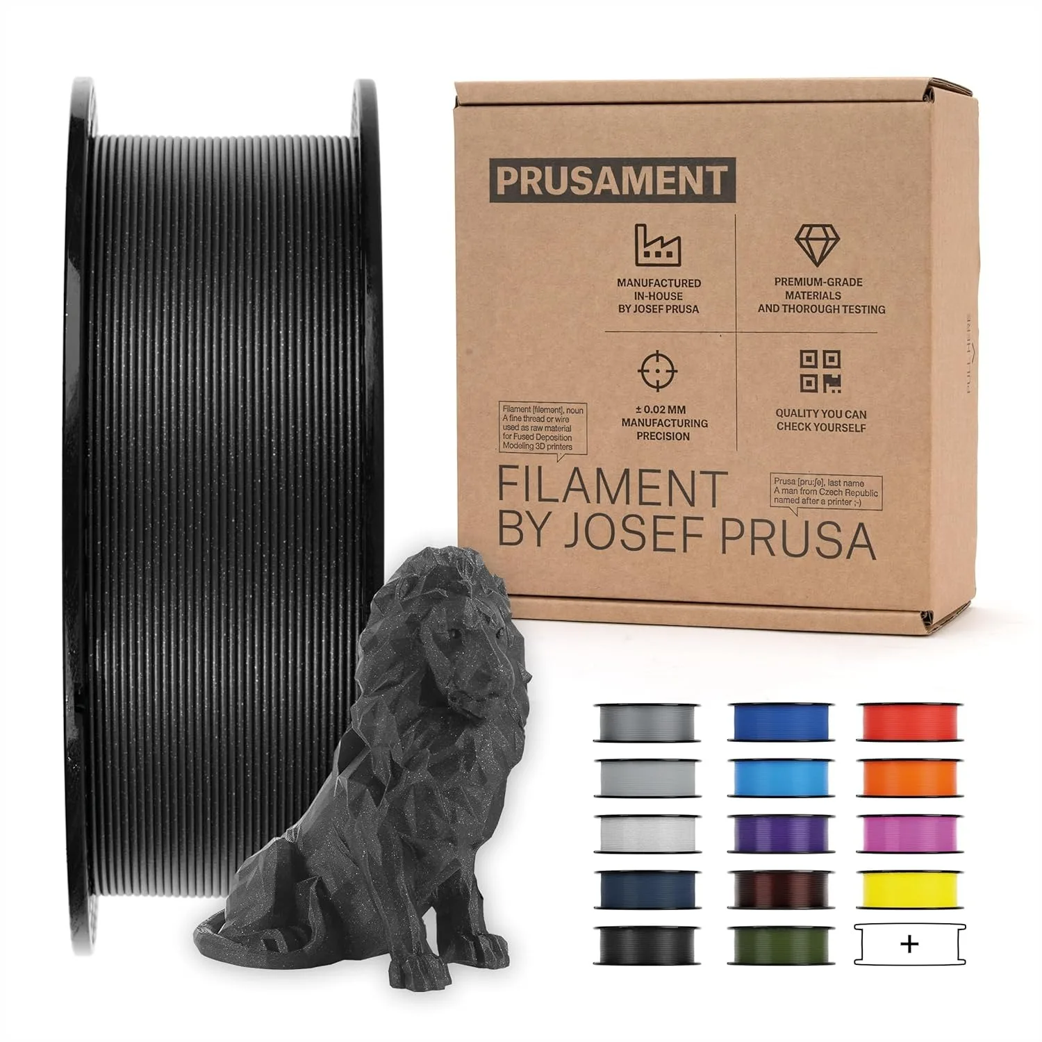 Premium PLA Filament 1.75mm ±0.02 mm, 1kg Spool for 3D Printer - Easy to Print with Low Warping, Ideal for Beginners and
Premium PLA Filament 1.75mm ±0.02 mm, 1kg Spool for 3D Printer - Easy to Print with Low Warping, Ideal for Beginners and