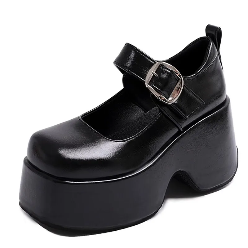 Женские туфли на высоком каблуке в готическом стиле в стиле Лолиты, новые туфли Мэри Джейн, повседневные женские туфли на каблуке для вечеринок, туфли-лодочки на толстой подошве, черные лоферы
Женские туфли на высоком каблуке в готическом стиле в стиле Лолиты, новые туфли Мэри Джейн, повседневные женские туфли на каблуке для вечеринок, туфли-лодочки на толстой подошве, черные лоферы