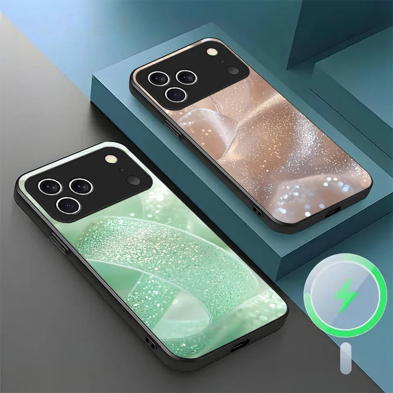 For iPhone 17 Pro MAX Magnetic Glass Phone Case Silk Creative Design HD Printed Women Protective Cover
For iPhone 17 Pro MAX Magnetic Glass Phone Case Silk Creative Design HD Printed Women Protective Cover