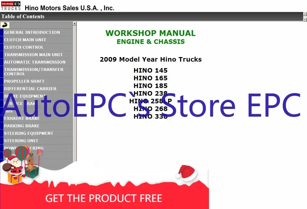 Руководство по мастерской AutoEPC Hino 2007–145, 165, 185, 238, 258, 268, 338, HTML
Руководство по мастерской AutoEPC Hino 2007–145, 165, 185, 238, 258, 268, 338, HTML