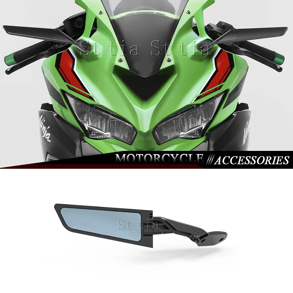 Новые спортивные зеркала заднего вида для мотоциклов Kawasaki Ninja ZX4R ZX4RR ZX-4R ZX-4RR, регулируемые зеркала Stealth из ЧПУ
Новые спортивные зеркала заднего вида для мотоциклов Kawasaki Ninja ZX4R ZX4RR ZX-4R ZX-4RR, регулируемые зеркала Stealth из ЧПУ