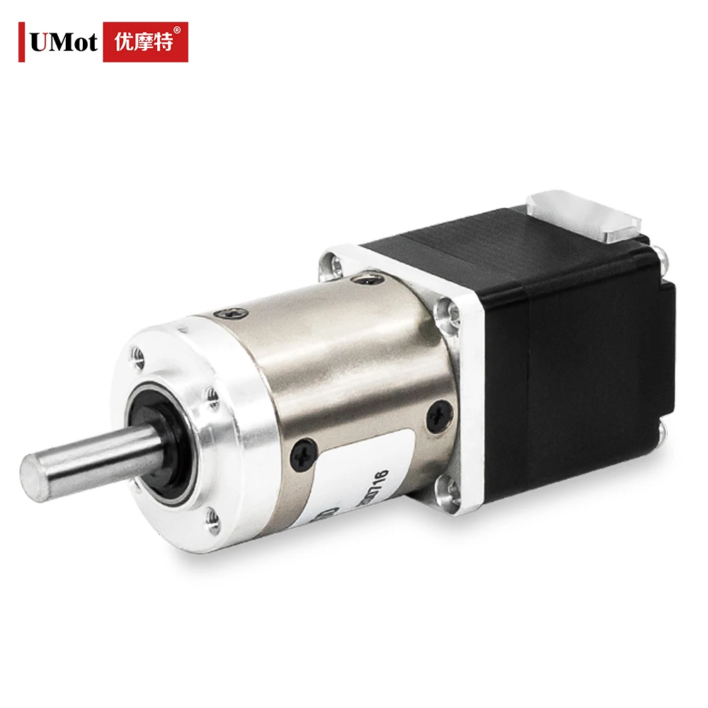 UMOT DC 28 мм Nema 11 2-фазный 4-проводной планетарный редуктор, передаточное число шагового двигателя 1:3,7/1:5,2/1:14/1:19/1:27/1: 51/1:71/1:100/1:139
UMOT DC 28 мм Nema 11 2-фазный 4-проводной планетарный редуктор, передаточное число шагового двигателя 1:3,7/1:5,2/1:14/1:19/1:27/1: 51/1:71/1:100/1:139