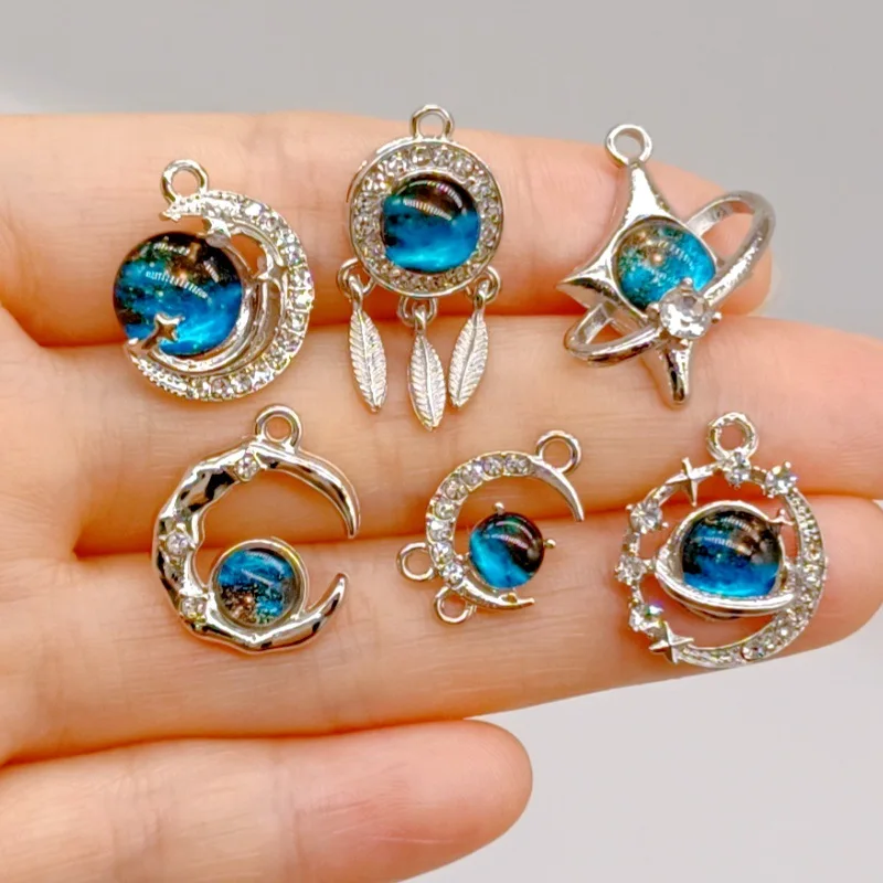 36pcs DIY Mix Alloy Universe zircon Moon Pendant Jewelry Accessories Bracelet Earrings
36pcs DIY Mix Alloy Universe zircon Moon Pendant Jewelry Accessories Bracelet Earrings