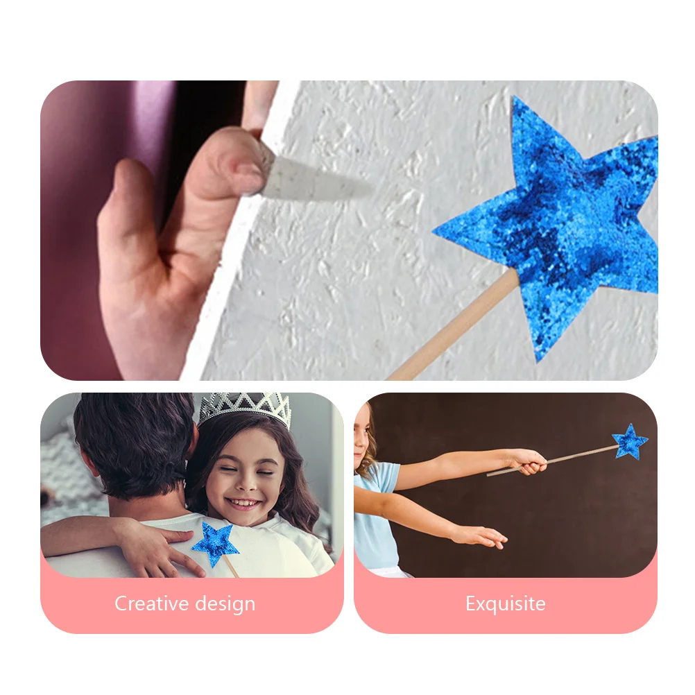 2 Pcs Wand Props Star Shape Fairy Sticks Birthday Party Girls Halloween Costume Fabric Wood Safe Child Play Decor
2 Pcs Wand Props Star Shape Fairy Sticks Birthday Party Girls Halloween Costume Fabric Wood Safe Child Play Decor