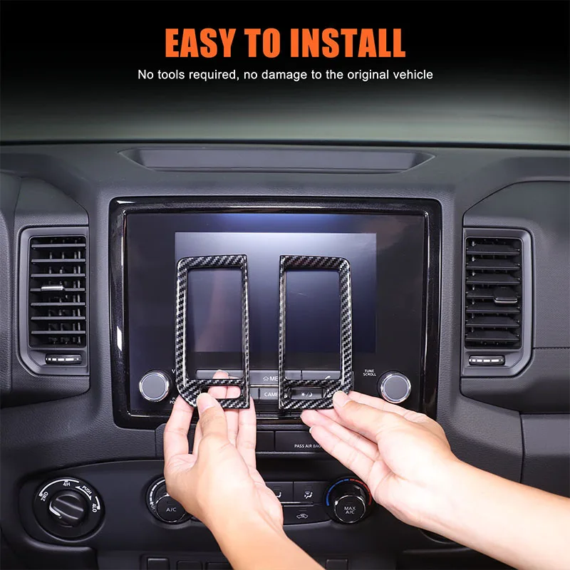 For 2022+ Nissan Frontier ABS carbon fiber car styling car center control air outlet frame sticker car interior accessories 4Pcs
For 2022+ Nissan Frontier ABS carbon fiber car styling car center control air outlet frame sticker car interior accessories 4Pcs