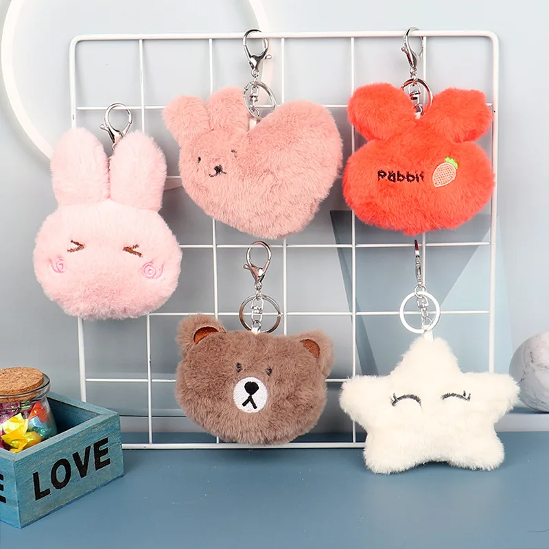 new creative exquisite Plush Embroidered Doll Keychain Bag Charm Soft Cute Accessories keychain christmas birthday couple gift
new creative exquisite Plush Embroidered Doll Keychain Bag Charm Soft Cute Accessories keychain christmas birthday couple gift