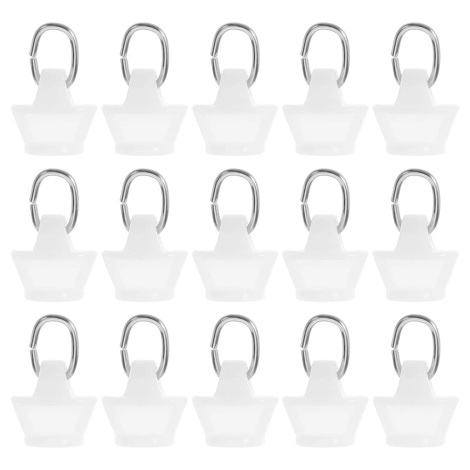 100Pcs Curtain Track Gliders White Plastic Sliding Pulley Hooks for Ceiling Drapes Rollers Replacement Curtain Track Accessories
100Pcs Curtain Track Gliders White Plastic Sliding Pulley Hooks for Ceiling Drapes Rollers Replacement Curtain Track Accessories
